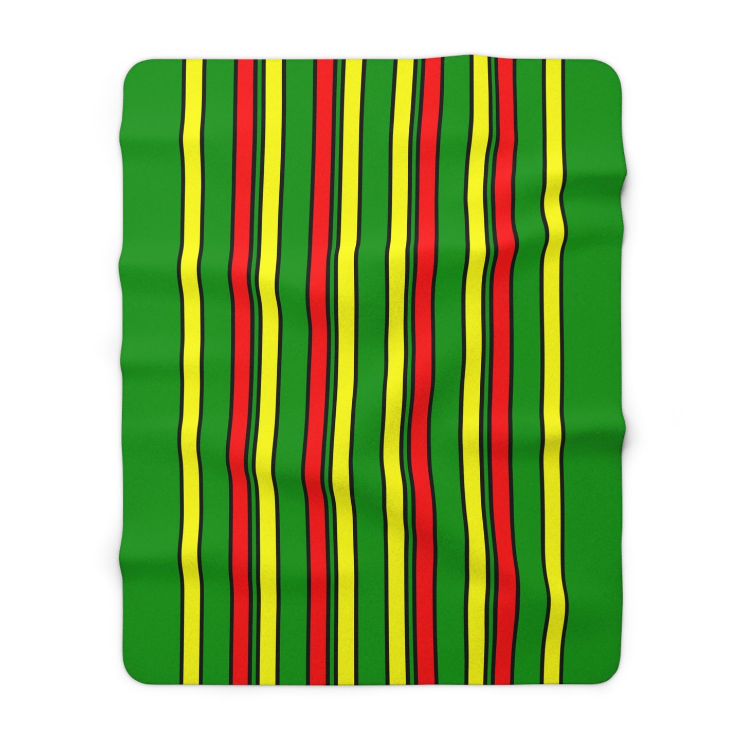Guinea Retro Stripes Blanket Throw