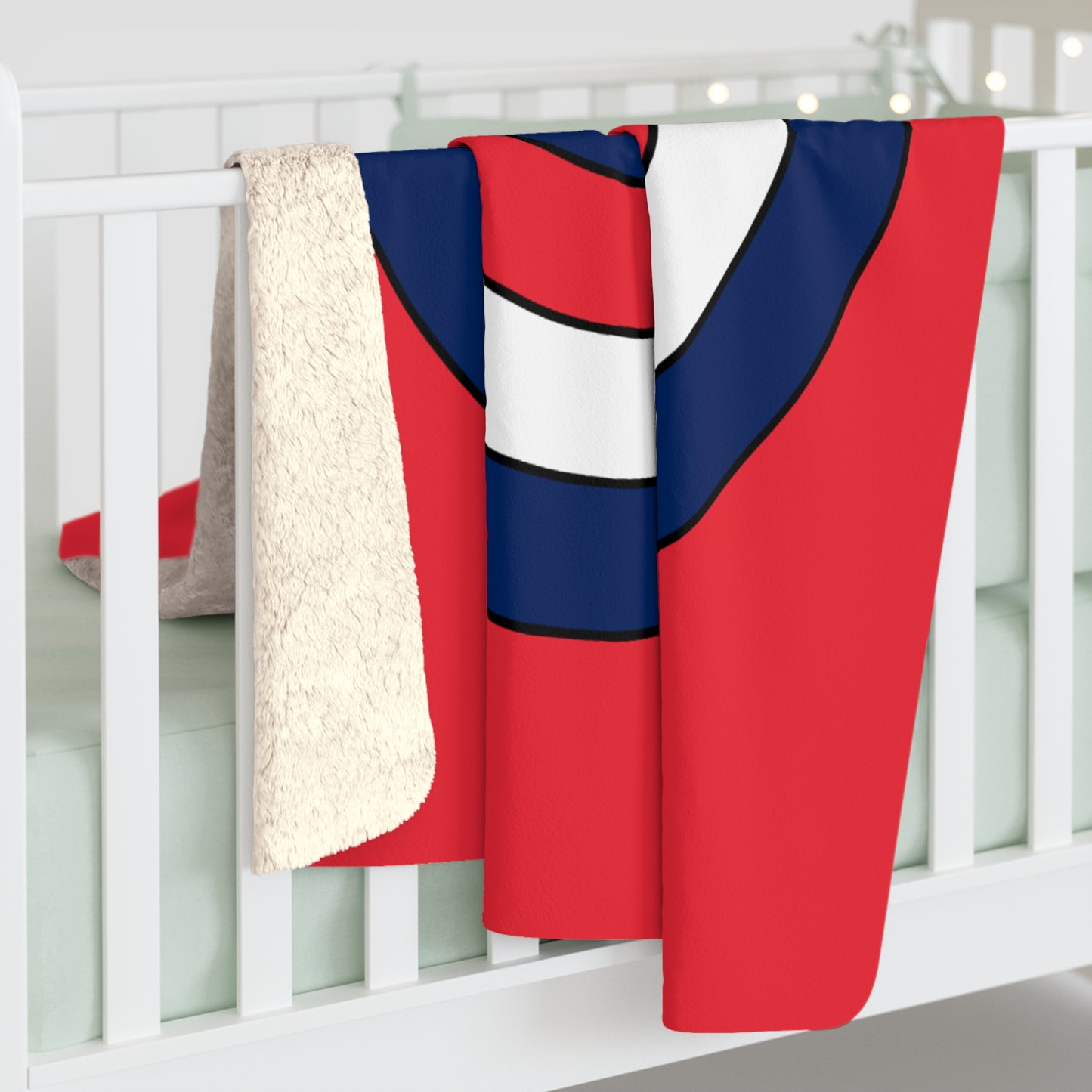 Norway Retro Target Blanket Throw