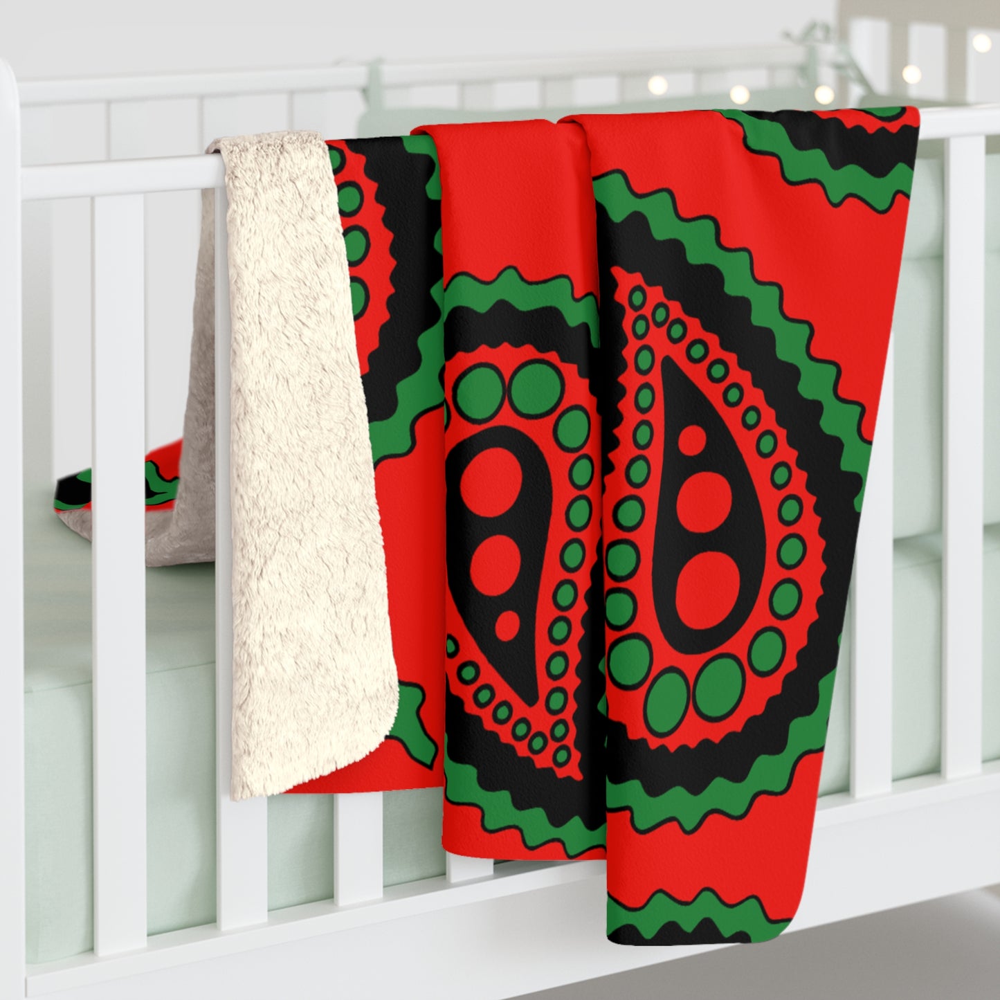 Malawi Retro Paisley Blanket Throw