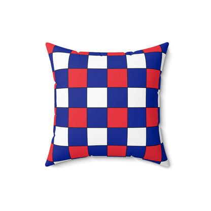 Sint Maarten Retro Check Cushion Pillow