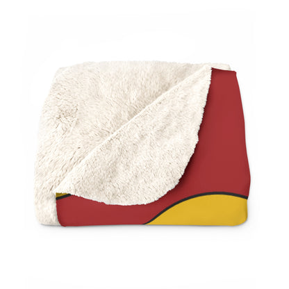 Spain Retro Polka Dots Blanket Throw