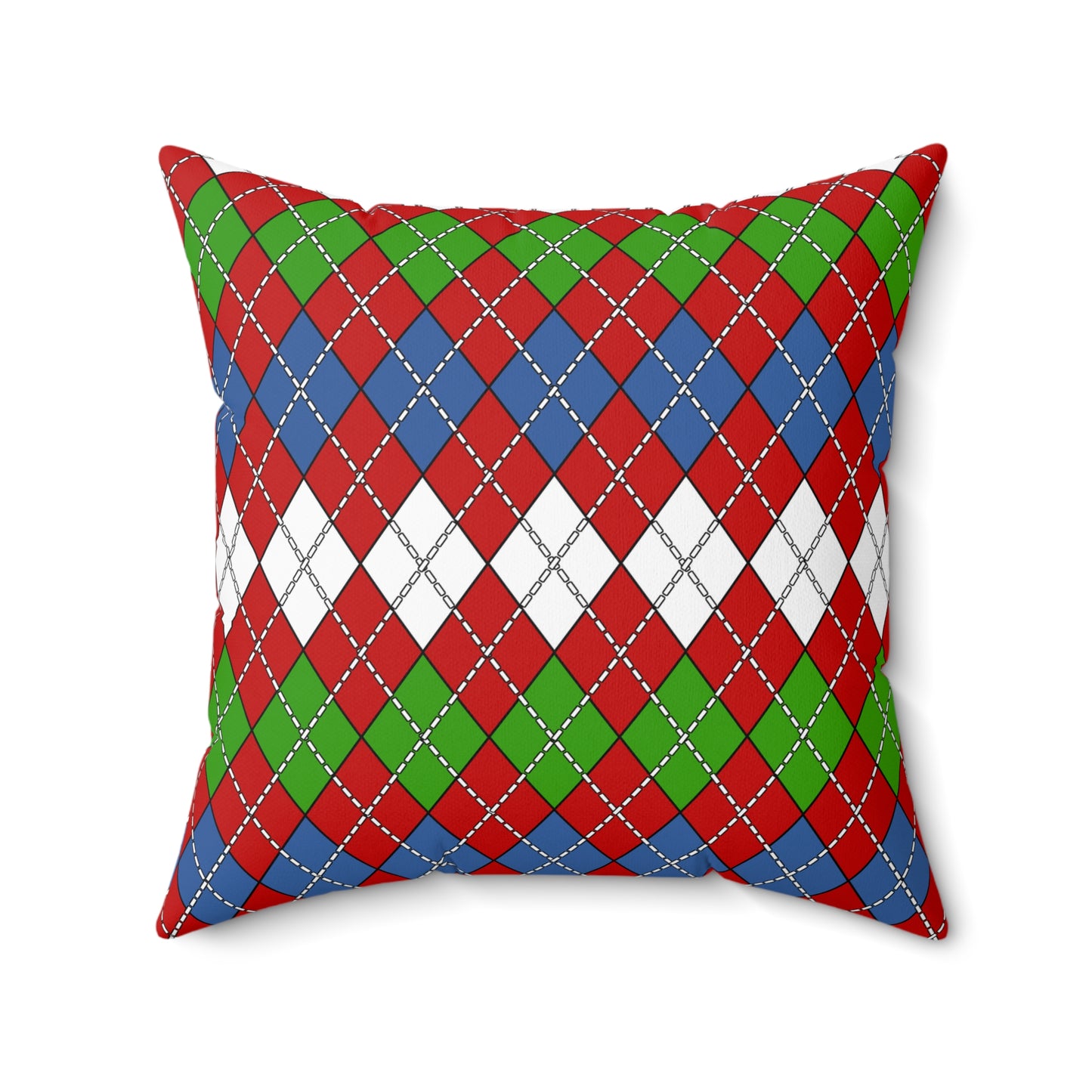 Namibia Retro Argyle Cushion Pillow