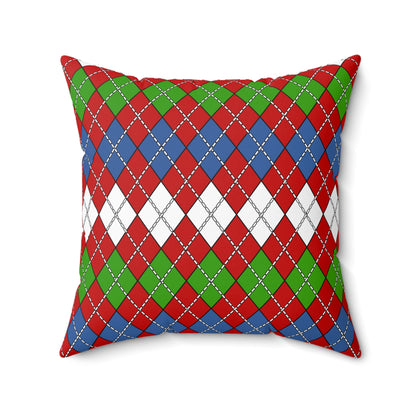 Namibia Retro Argyle Cushion Pillow