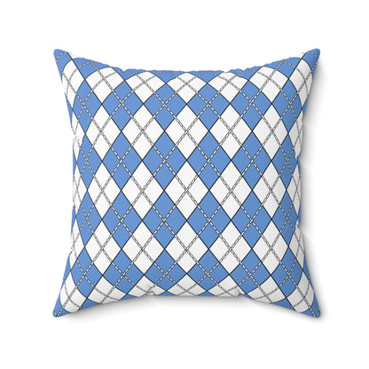 Micronesia Retro Argyle Cushion Pillow