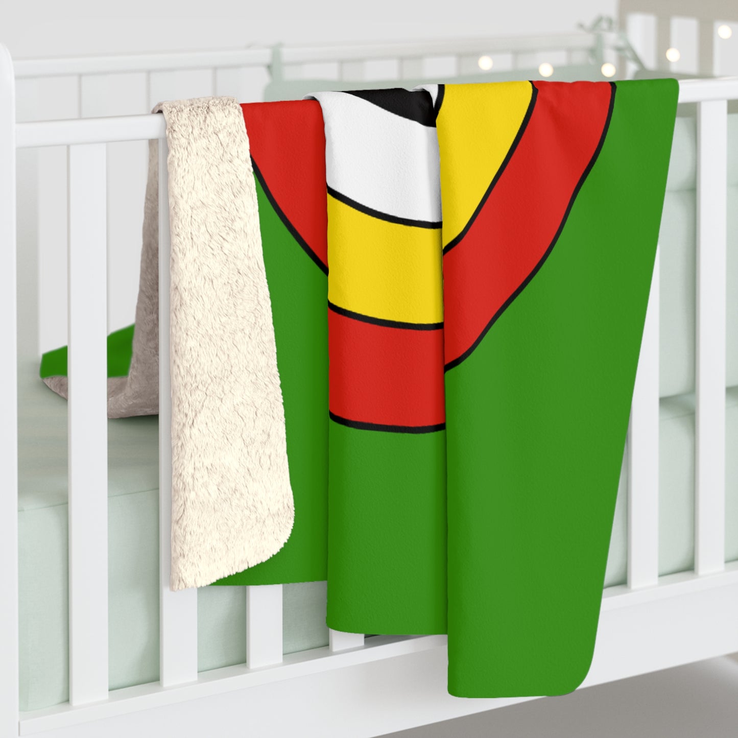 Guyana Retro Target Blanket Throw