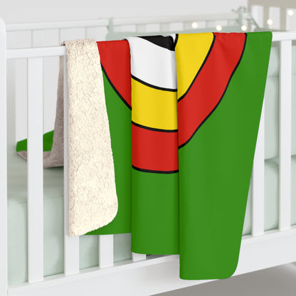 Guyana Retro Target Blanket Throw