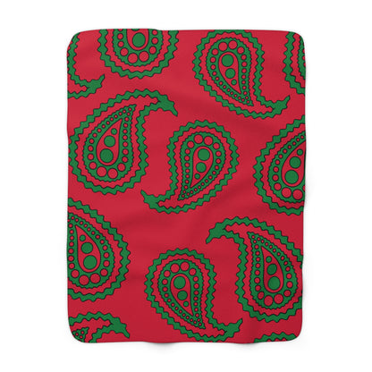 Maldives Retro Paisley Blanket Throw
