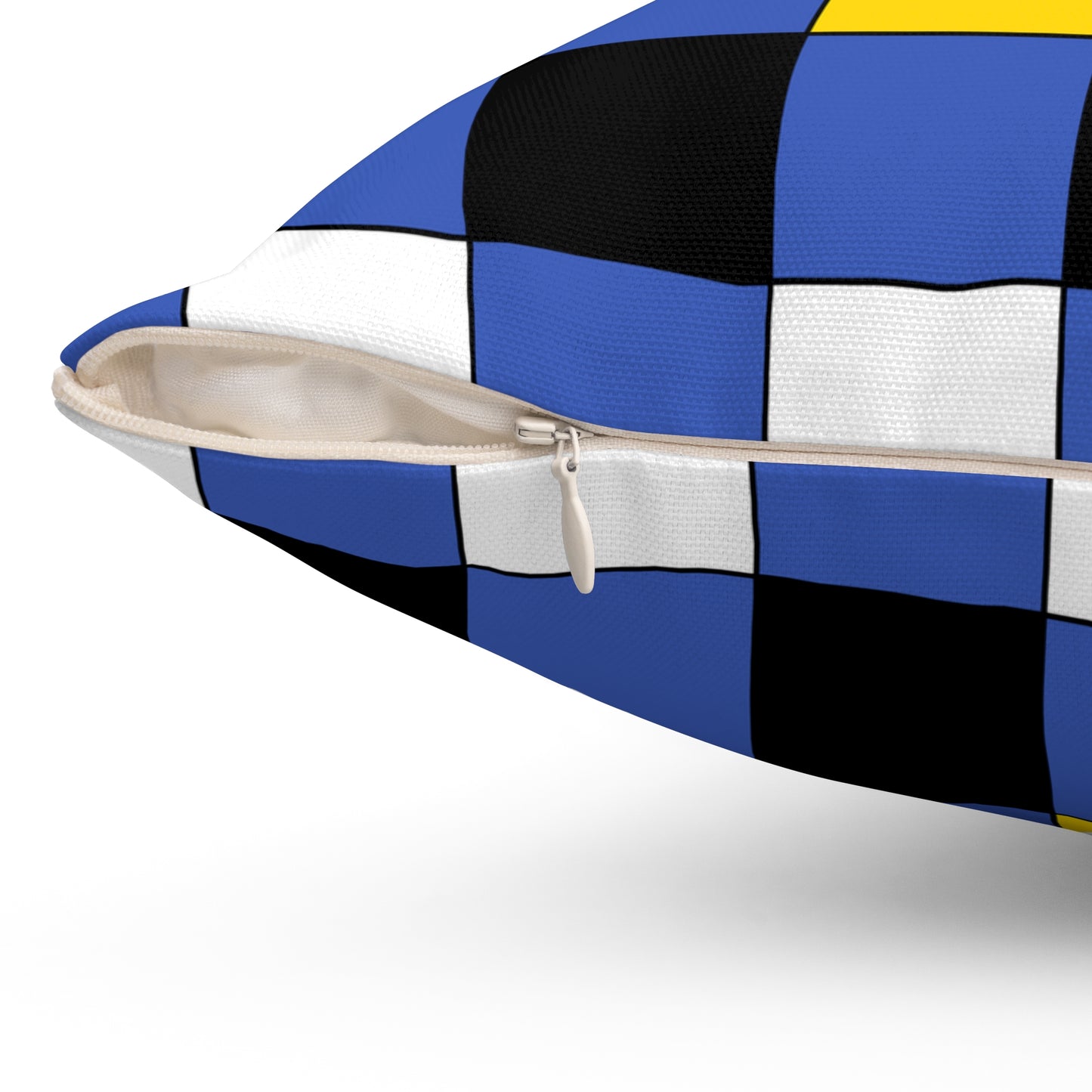 Eswatini Retro Check Cushion Pillow