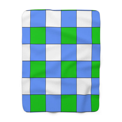 Djibouti Retro Check Blanket Throw