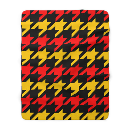 Germany Retro Houndstooth Blanket Throw