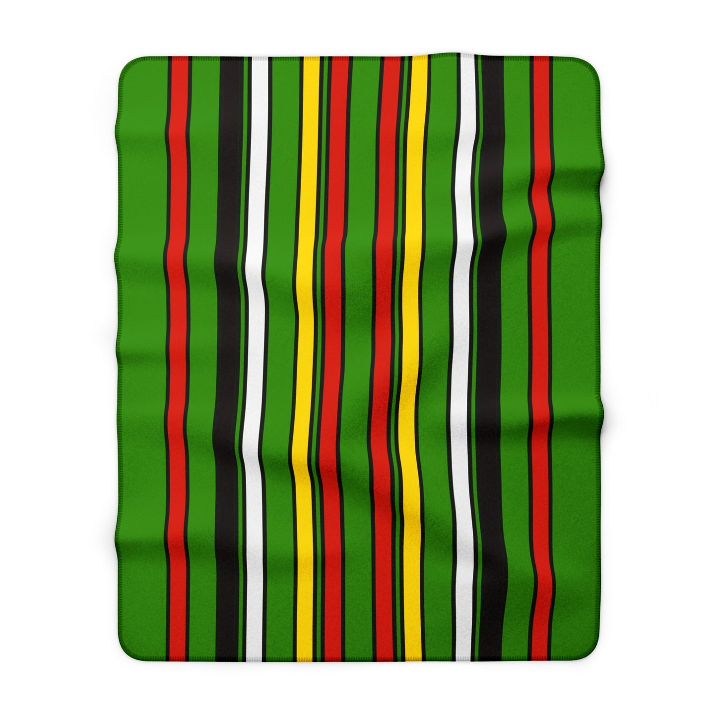 Guyana Retro Stripes Blanket Throw