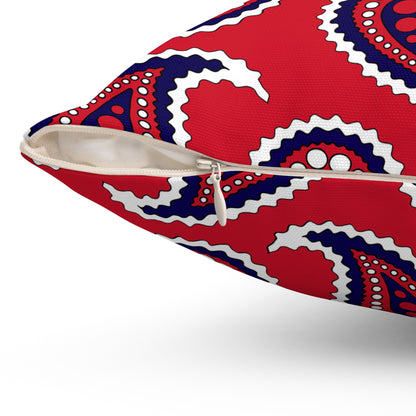 Bermuda Retro Paisley Cushion Pillow