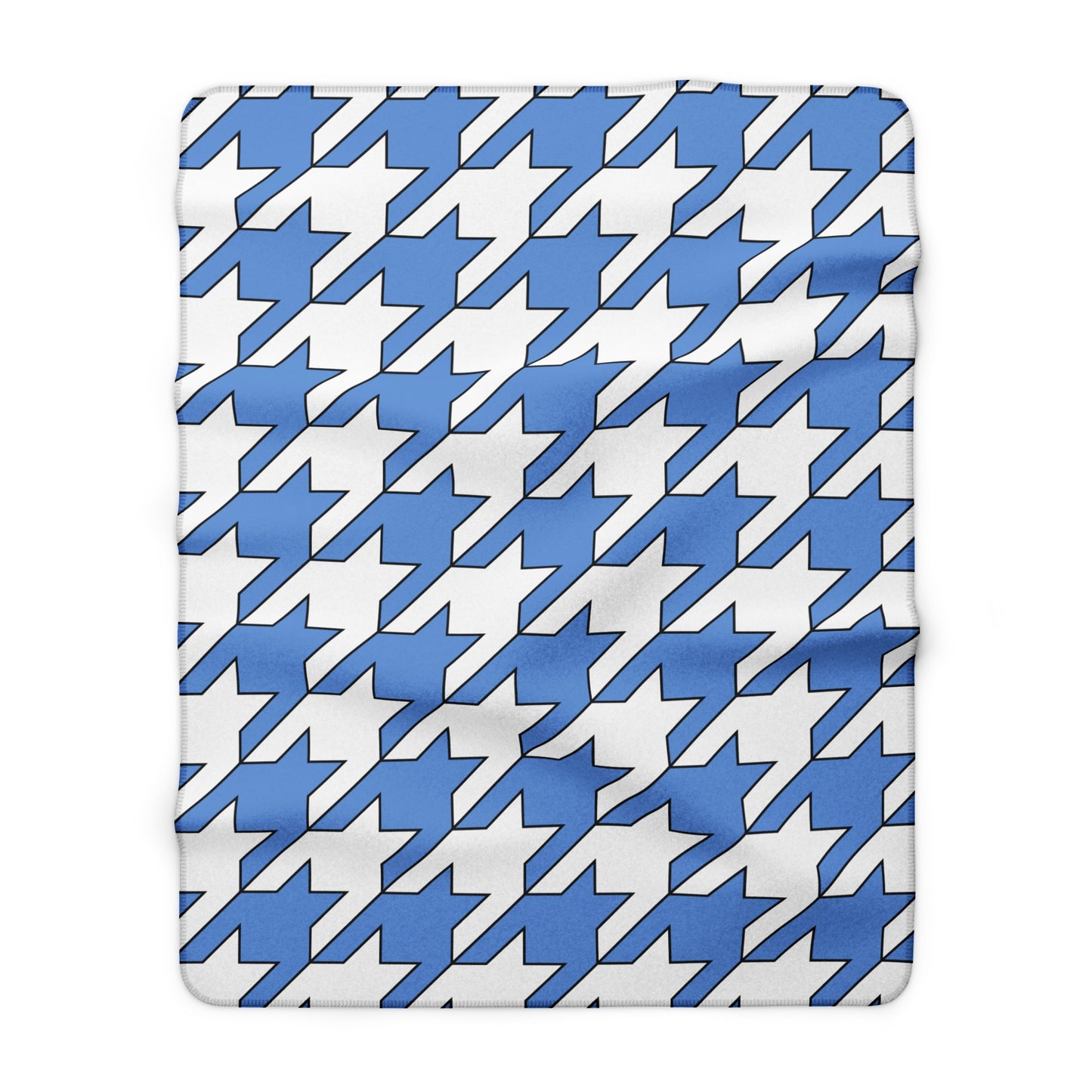Micronesia Retro Houndstooth Blanket Throw