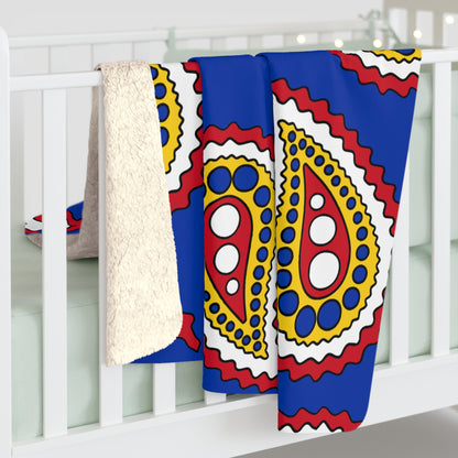Philippines Retro Paisley Blanket Throw