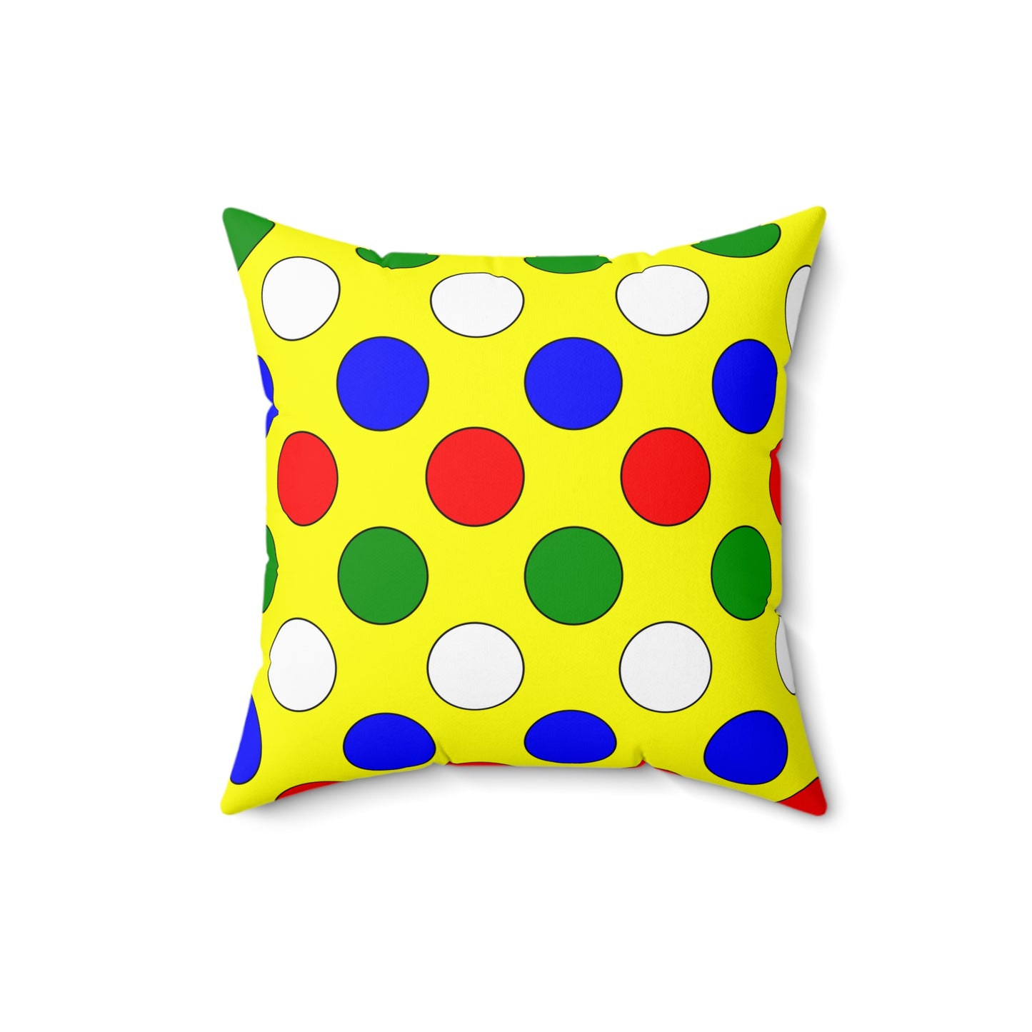 Central African Republic Retro Polka Dots Cushion Pillow
