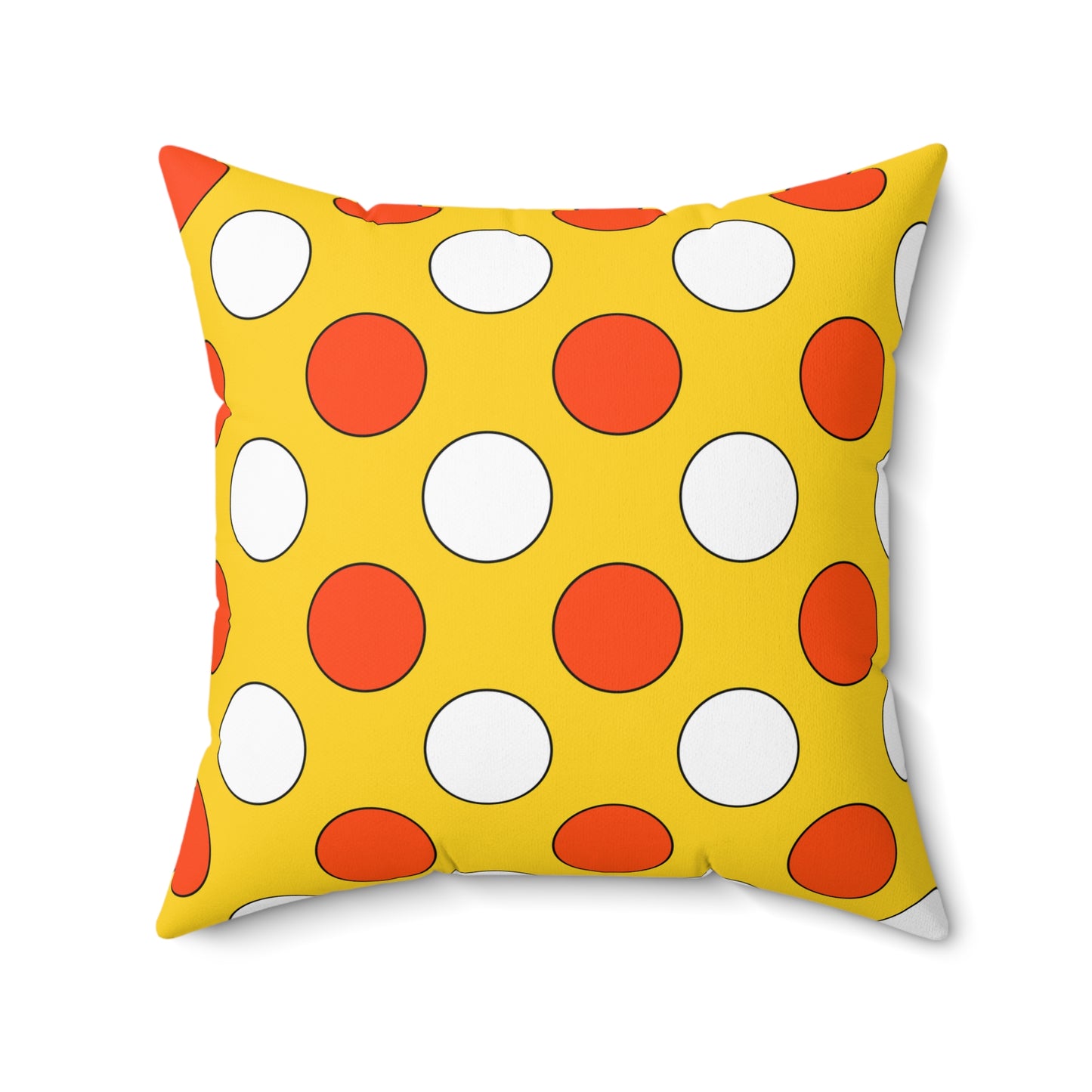 Bhutan Retro Polka Dots Cushion Pillow