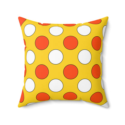 Bhutan Retro Polka Dots Cushion Pillow