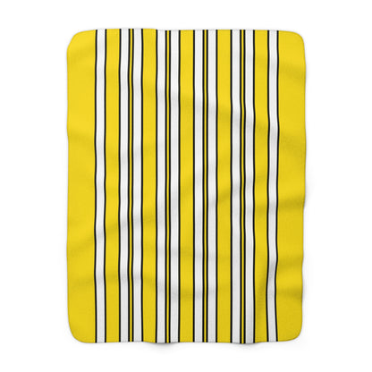 Vatican City Retro Stripes Blanket Throw