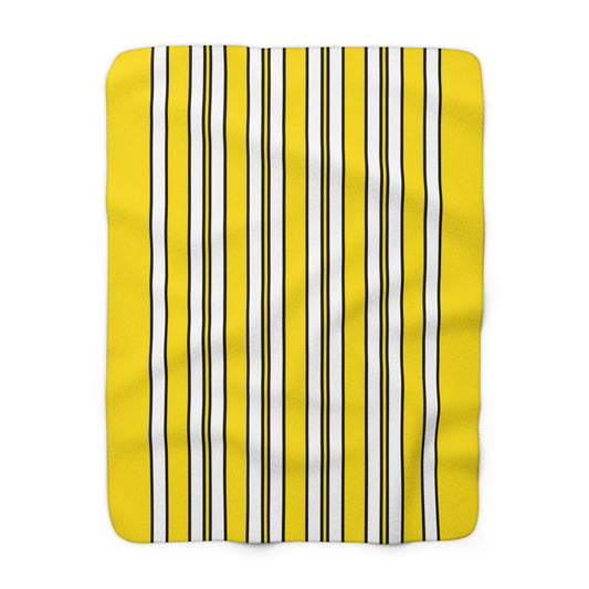 Vatican City Retro Stripes Blanket Throw