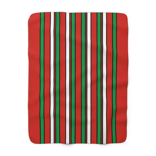 Pais Vasco Retro Stripes Blanket Throw
