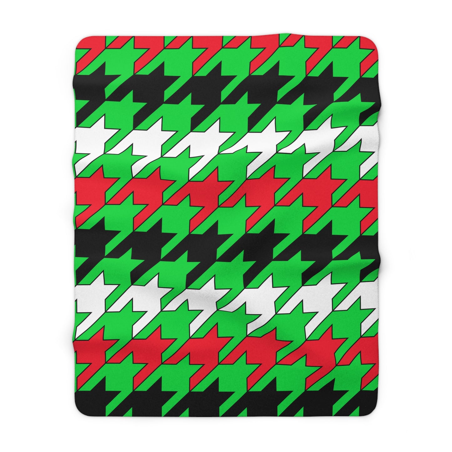 Kuwait Retro Houndstooth Blanket Throw