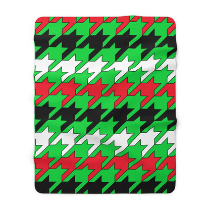 Kuwait Retro Houndstooth Blanket Throw