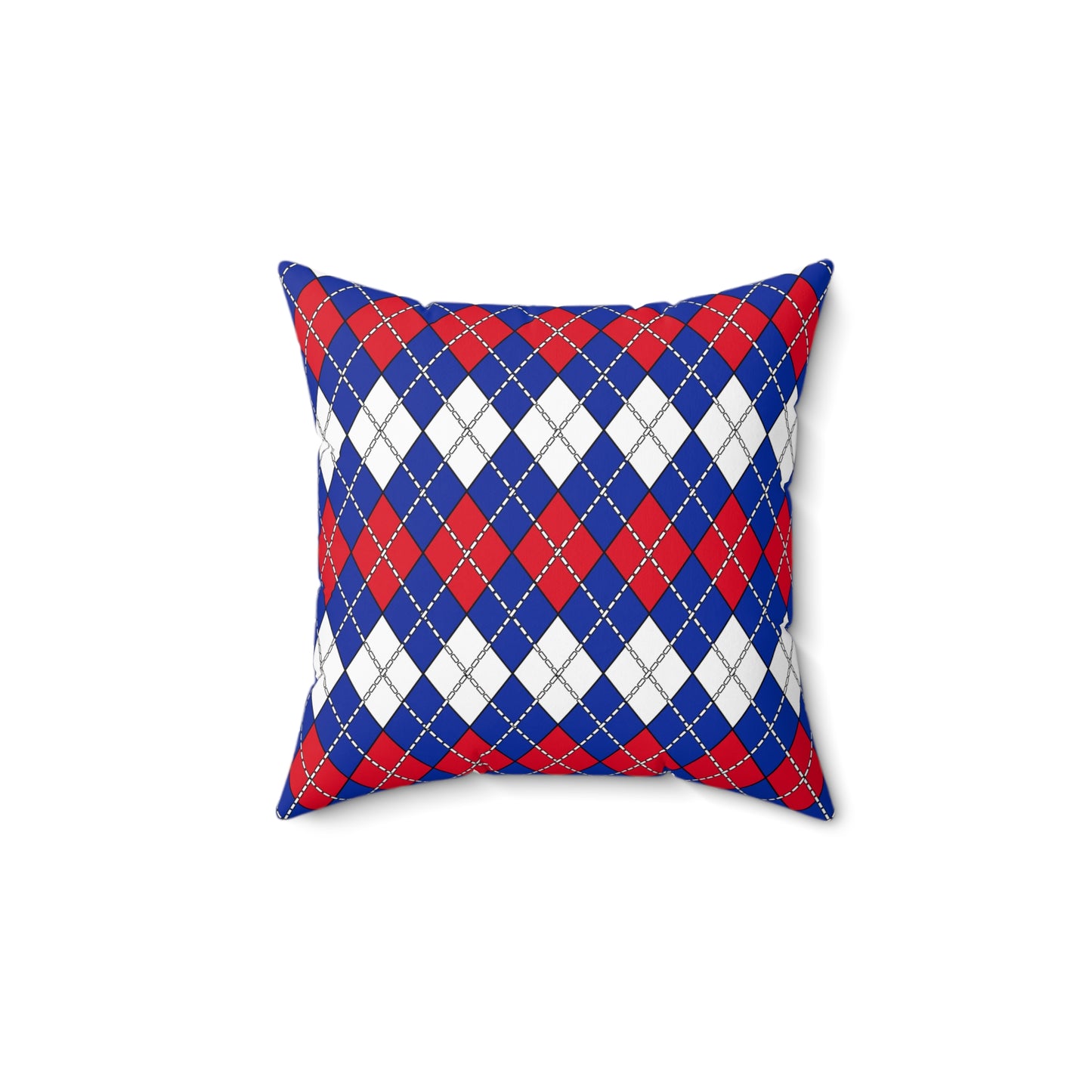 Cambodia Retro Argyle Cushion Pillow
