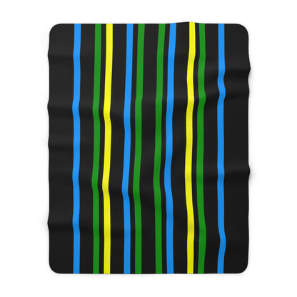 Tanzania Retro Stripes Blanket Throw