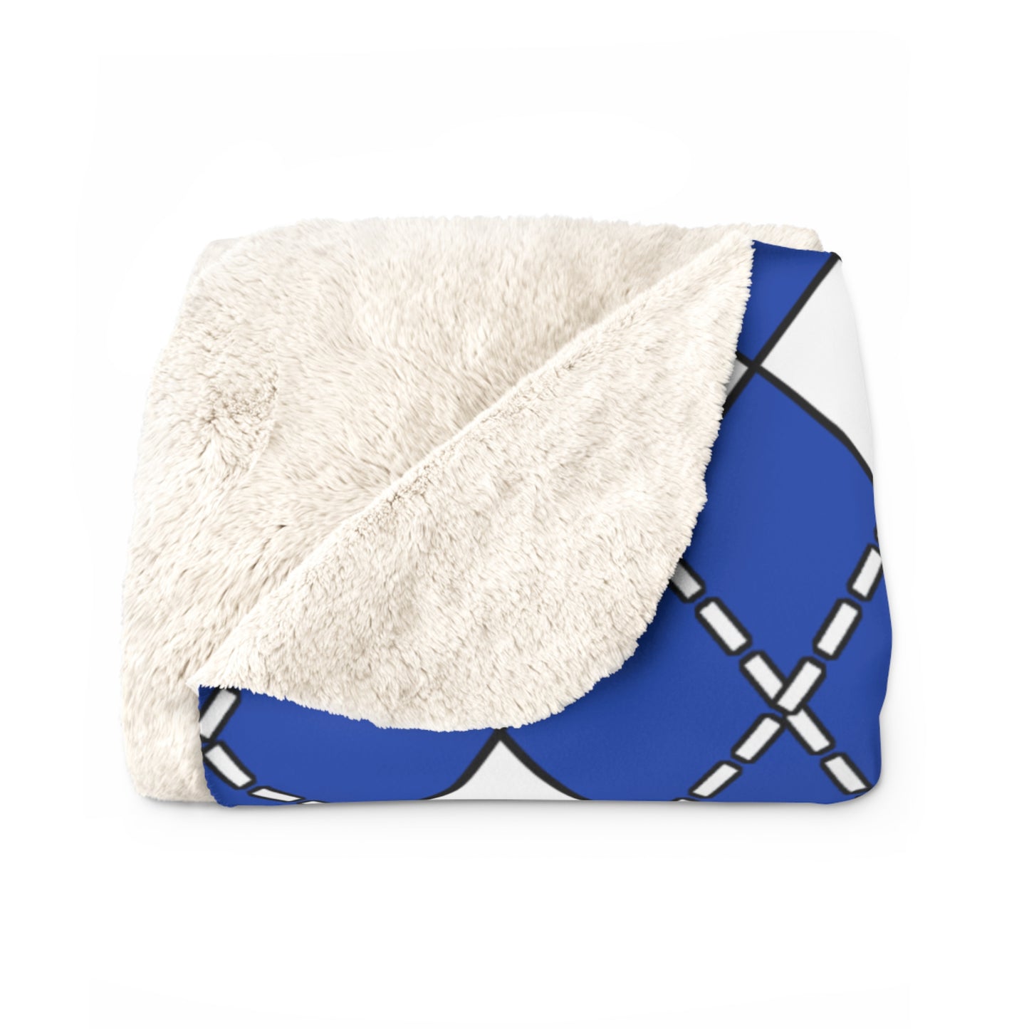 El Salvador Retro Argyle Blanket Throw