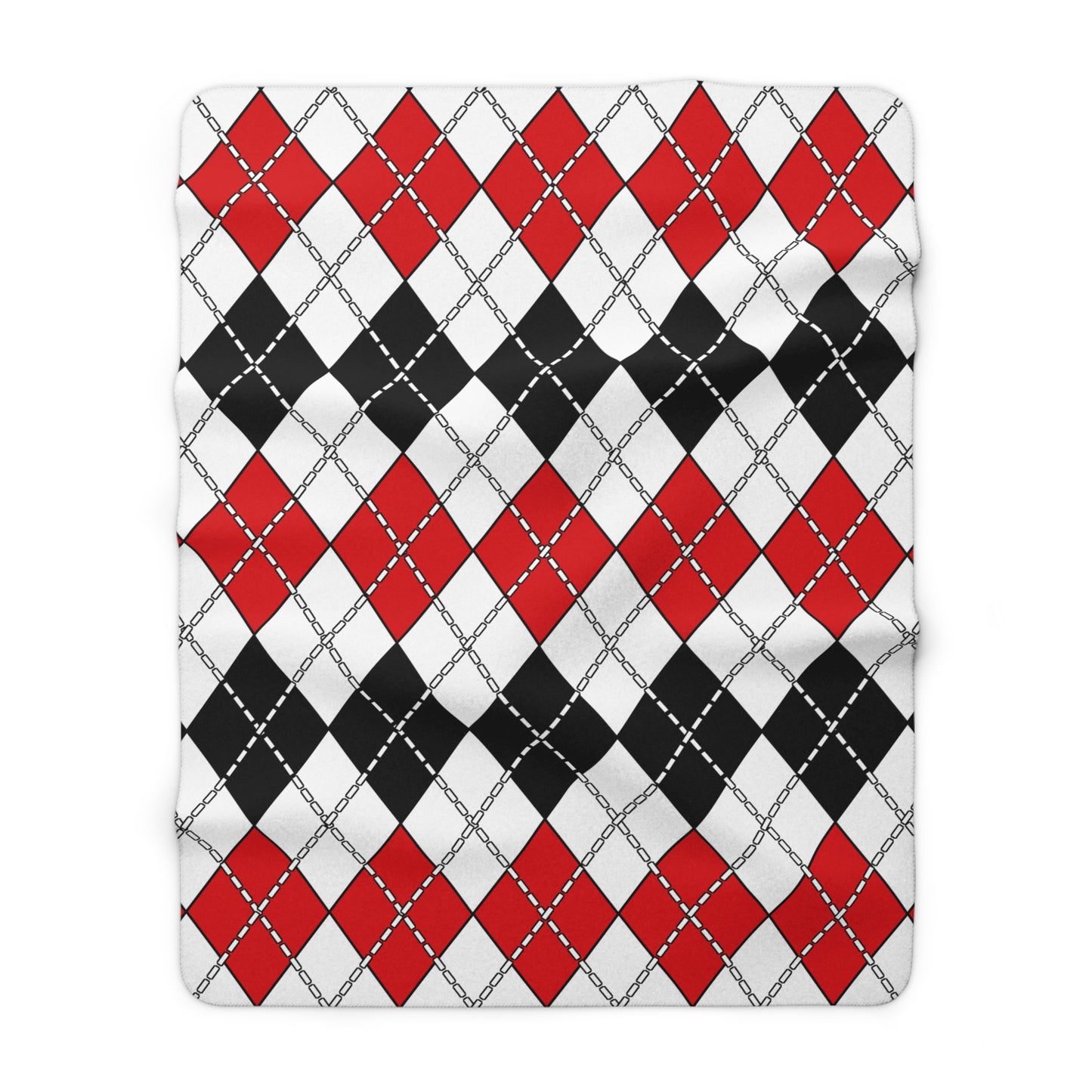 Gibraltar Retro Argyle Blanket Throw