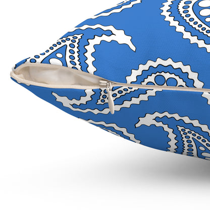Antarctica Retro Paisley Cushion Pillow