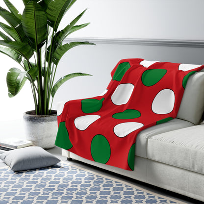 Belarus Retro Polka Dots Blanket Throw