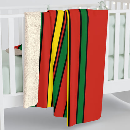 Bolivia Retro Stripes Blanket Throw