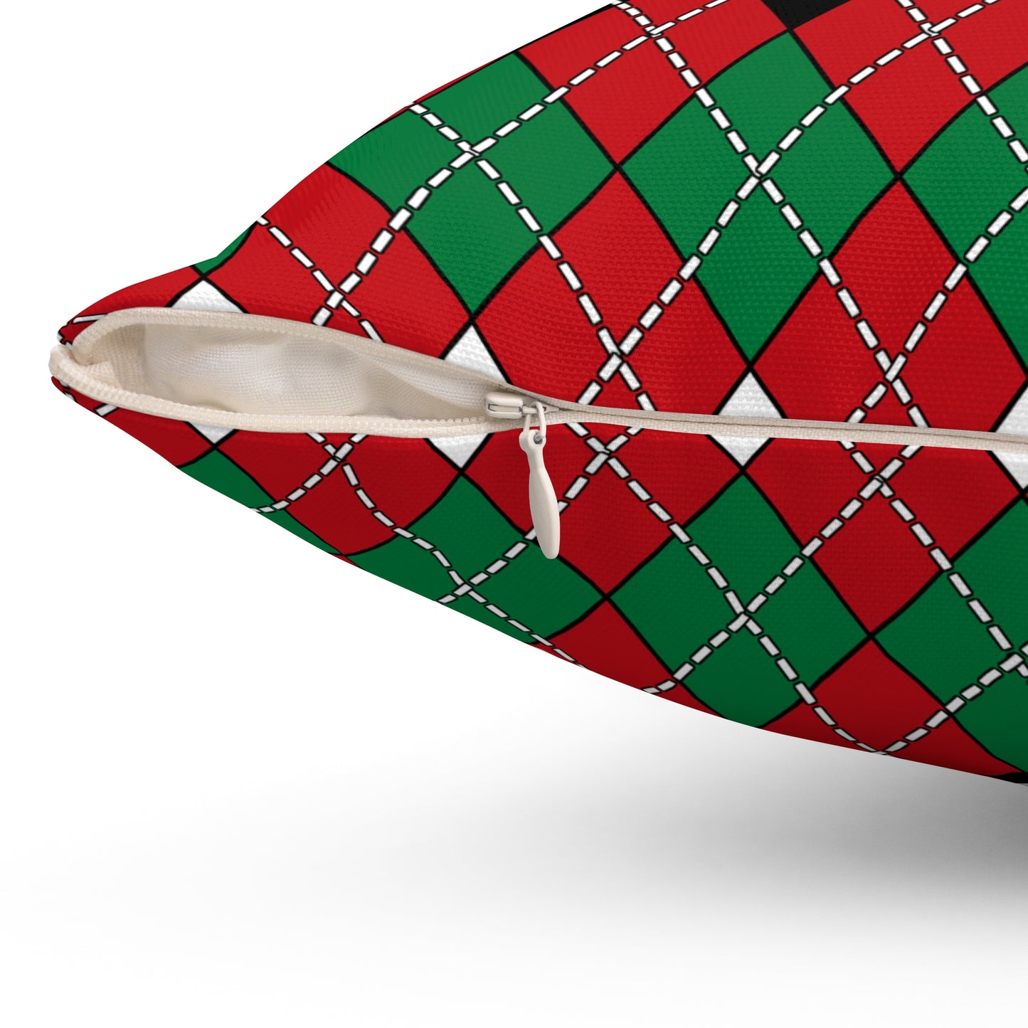 Western Sahara Retro Argyle Cushion Pillow