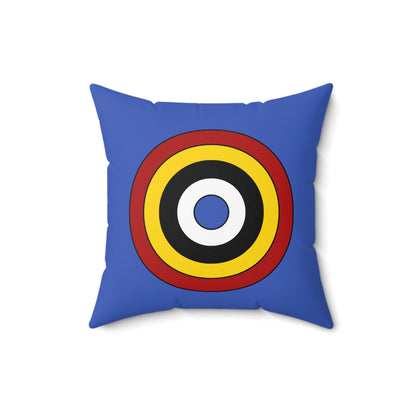 Eswatini Retro Target Cushion Pillow