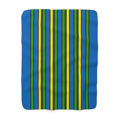 Gabon Retro Stripes Blanket Throw
