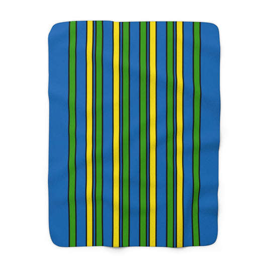 Gabon Retro Stripes Blanket Throw