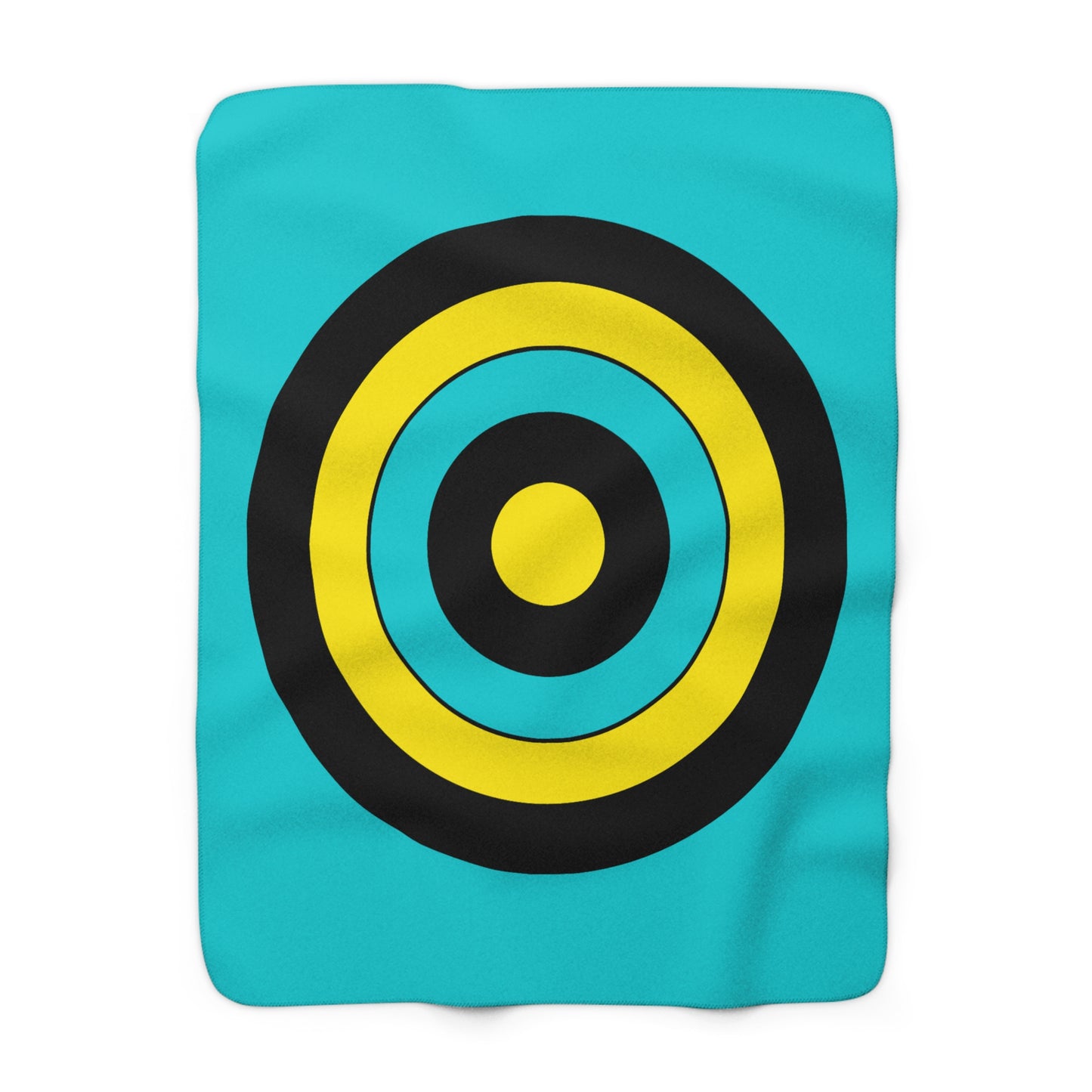 Bahamas Retro Target Blanket Throw