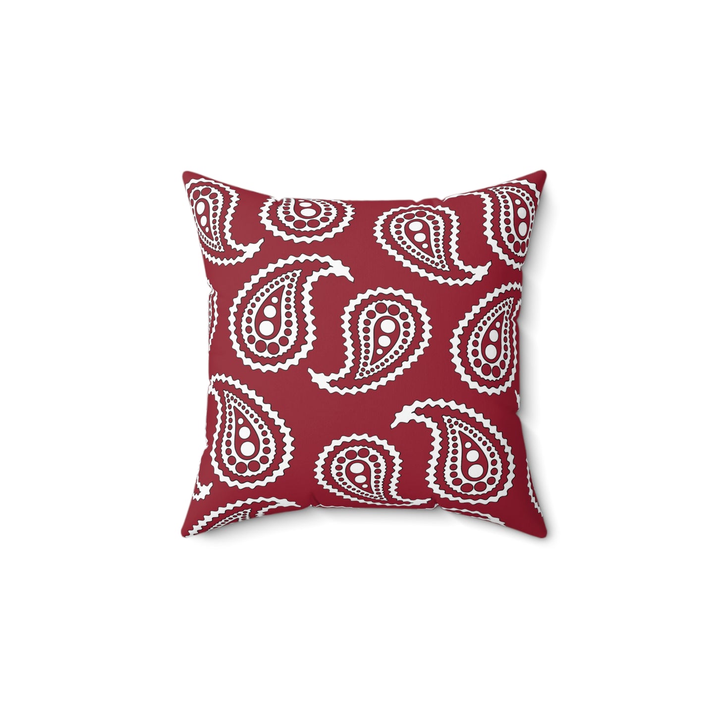 Latvia Retro Paisley Cushion Pillow