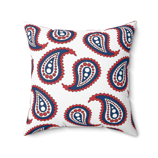 Serbia Retro Paisley Cushion Pillow