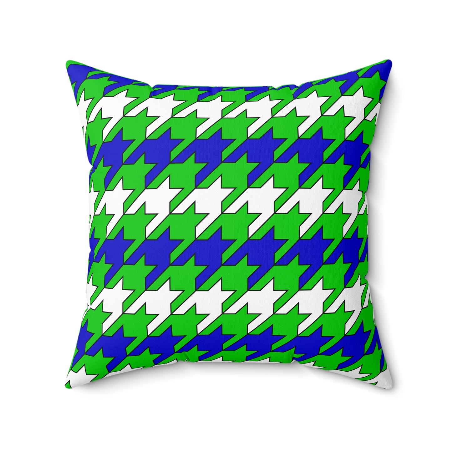 Sierra Leone Retro Houndstooth Cushion Pillow