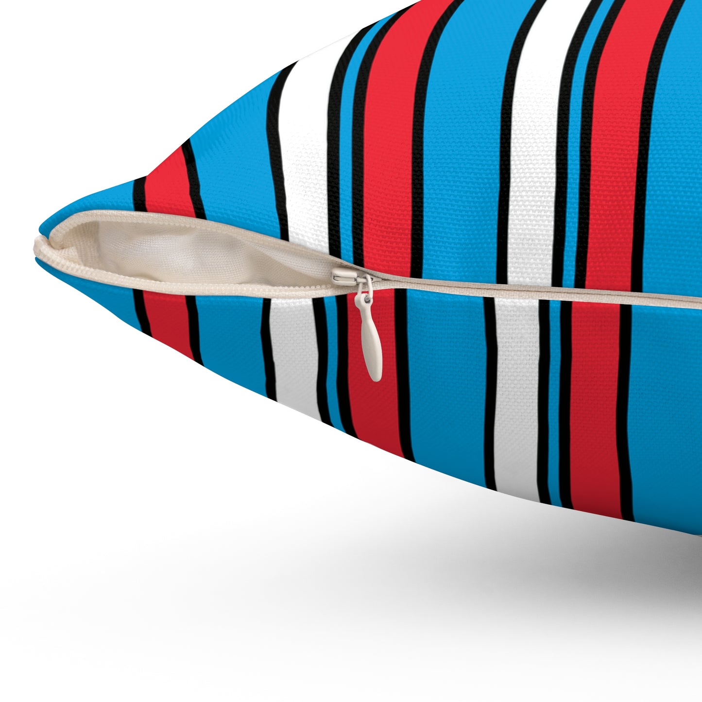Luxembourg Retro Stripes Cushion Pillow