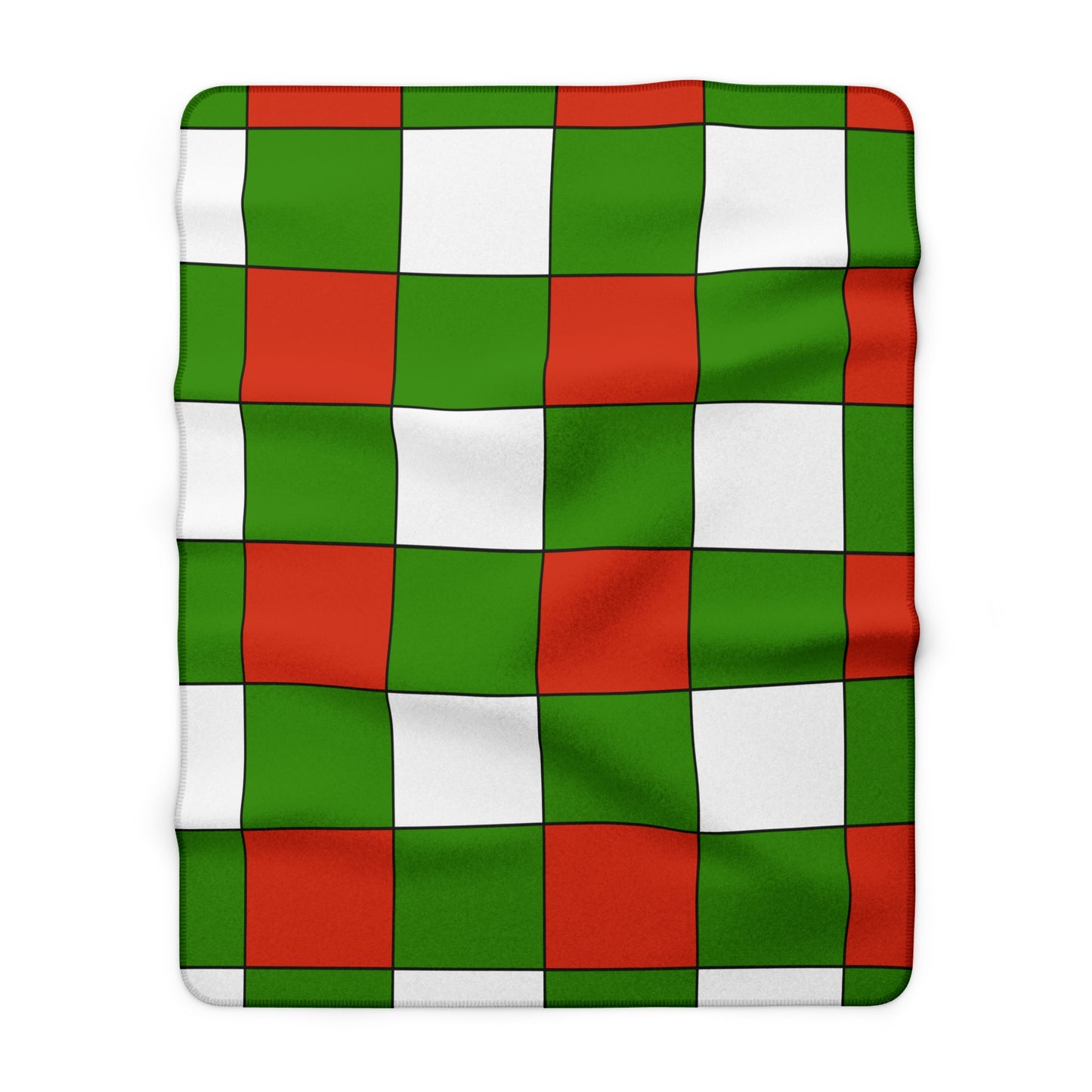 Hungary Retro Check Blanket Throw