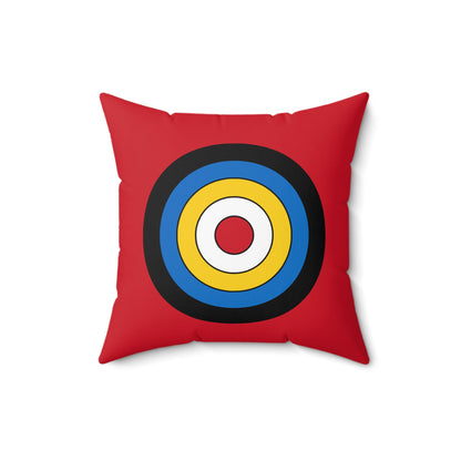 Antigua And Barbuda Retro Target Cushion Pillow