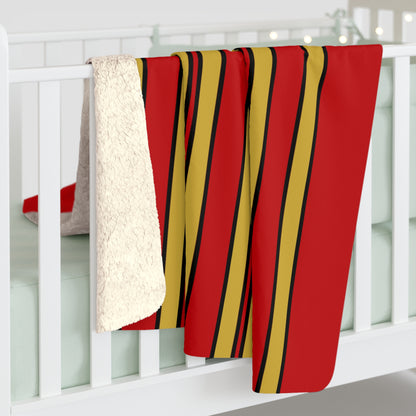 Montenegro Retro Stripes Blanket Throw