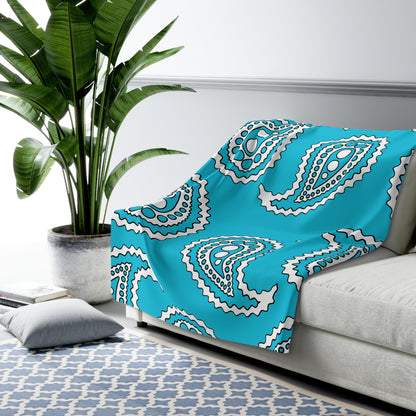 Honduras Retro Paisley Blanket Throw