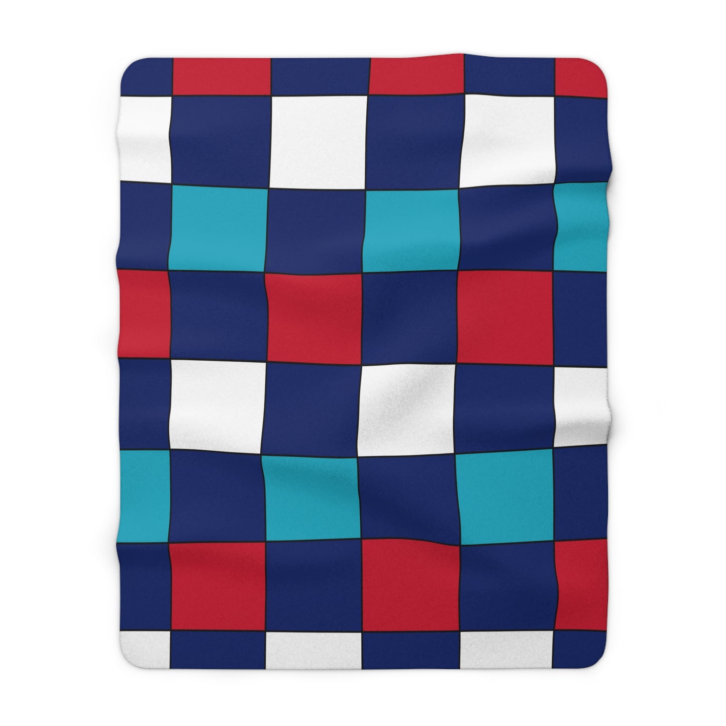 Montserrat Retro Check Blanket Throw
