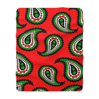 Jordan Retro Paisley Blanket Throw