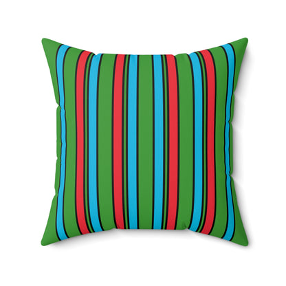 Azerbaijan Retro Stripes Cushion Pillow