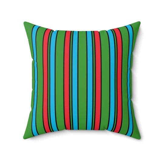 Azerbaijan Retro Stripes Cushion Pillow